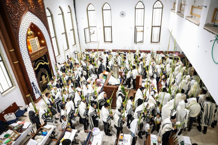 מעמד ברכת כהנים עטרת אלעזר מודיעין עילית סוכות תשפו צילום יהודה פולק (2)