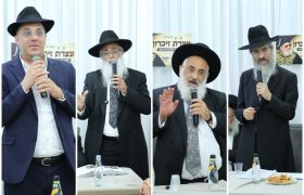 עצרת זכרון הילולת  מרן הרב עובדיה יוסף המאורות בני ברק תשפז צילום דוד קשת