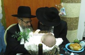 פדיון הבן לנין הרב חיים מגורי נכד הרב הראל צובירי בן הרב יאיר צובירי (1)