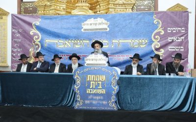 שמחת בית השואבה הקבלת פני רבו מודיעין עילית ישיבת נזר ישראל תשפז צילום נועם אליהו (7)
